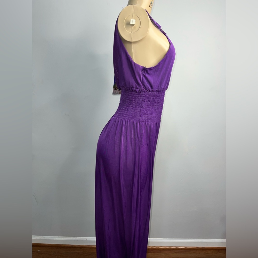 NWT CM Purple Maxi Dress Size XL - Picture 6 of 10
